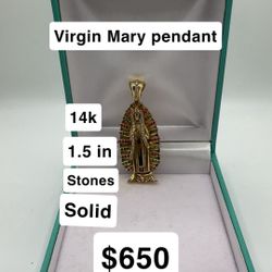 Virgin Mary Pendant 