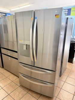 ⚡️SALE OF THE DAY⚡️ LG Smart Pull Handle 29 Cu. Ft. French Door Refrigerator With Ice Maker And Water Dispenser