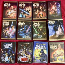 Lot 11 STAR WARS I II III IV V VI DVD SET BART SIMPSONS ROBOT CHICKEN ** See MORE