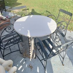 Iron Patio Set 