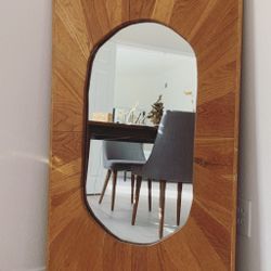Custom Made Wood Mirror 