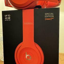 Beats Solo 3 Wireless Headphones Special Edition (Red)