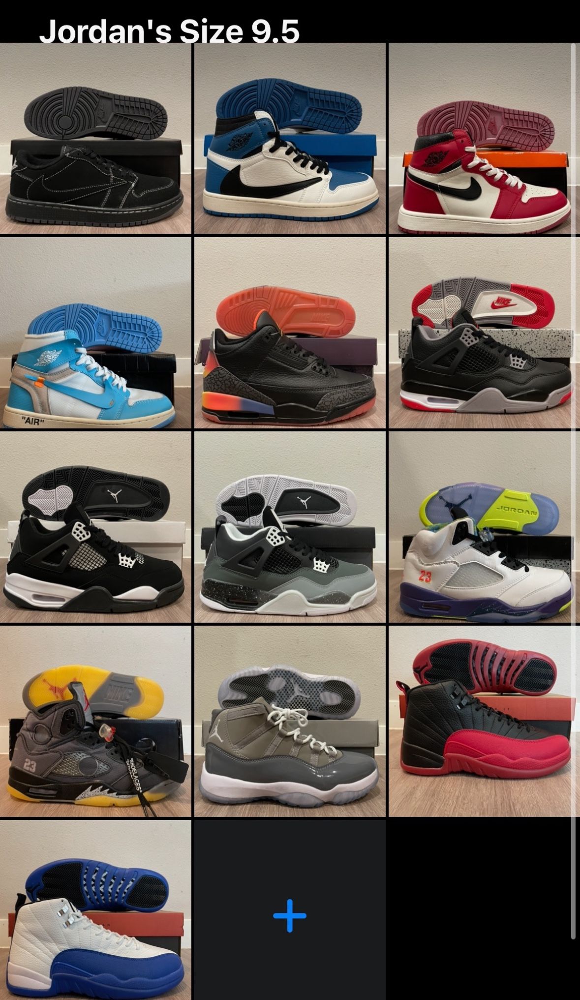 Shoes 190 Each All Size 9.5