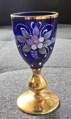 Real murano glass globet