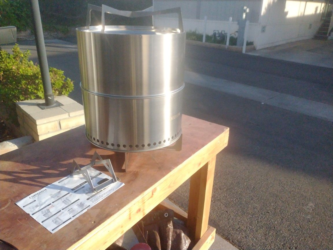 COOZOOM Fire Pit 15 Inch Diameter