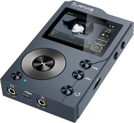 HiFi MP3 Player with Bluetooth 5.2, Lossless DSD FLAC High Resolution Digital Audio Player, High-Res Portable Music Player with 64GB MicroSD Card, Sup