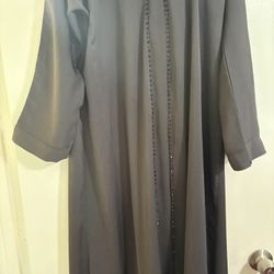 Beautiful Gray Abaya