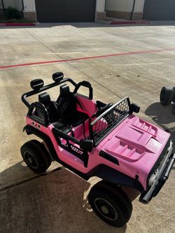 Pink Ride On Jeep