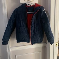 Boys Sz 7/8 Hoodie Tommy Jacket 