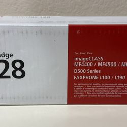 Canon 128 Black Toner Cartridge imageCLASS Genuine Original OEM - New Sealed Box