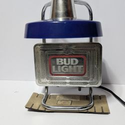 Vintage 1989 Bud Light Beer Lamp by Everbrite – 11" Bar Sign Light Decor

