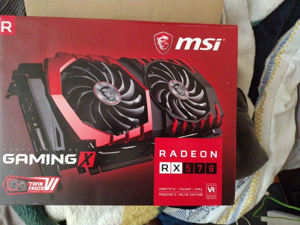 4gb Radeon Rx 570 AMD GPU Graphics Card For PC 