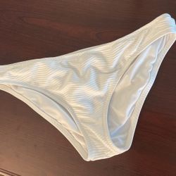 White Large Bikini Bottoms New