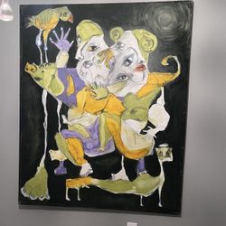 Original Painting. Large Canvas Painted By Laurent Proneur 