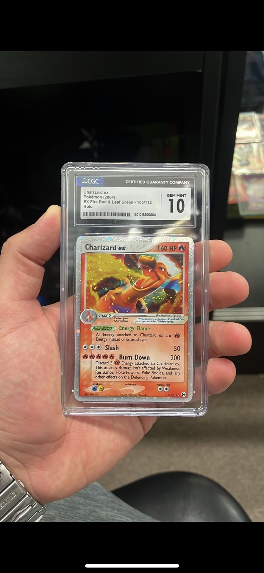 Charizard EX 105/112 CGC 10