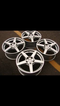 [[[[[ 17" VOXX 5X120 POLISHED WHEELS LIKE NEW ]]]]]]