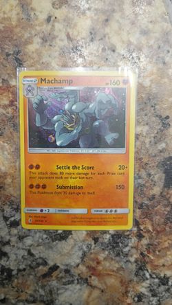 Machamp Holo Rare Pokémon Card 65/145