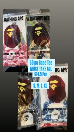 Bape tee 50pc MUST TAKE ALL $14.5 each