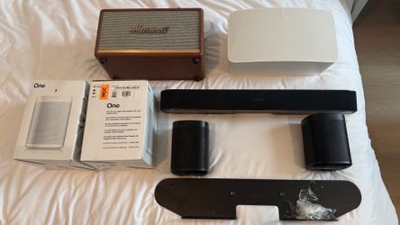 Sonos Home Theater Set and Marshall Speaker