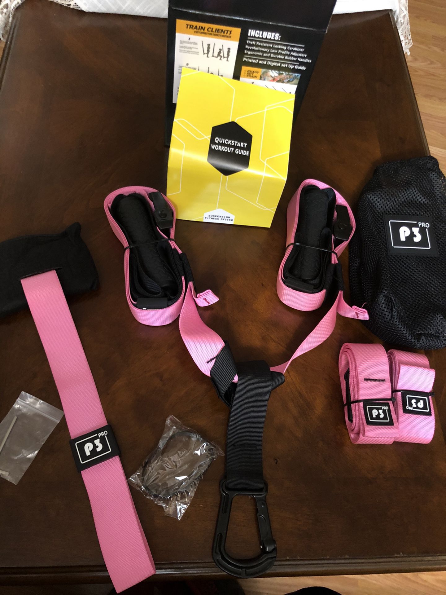TRX STYLE PINK SUSPENSION BANDS