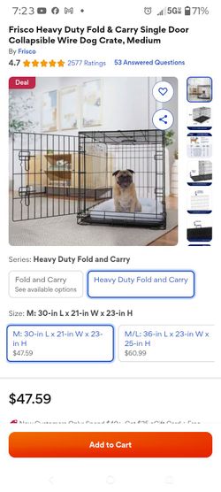 Frisco heavy duty kennel and carrying pen