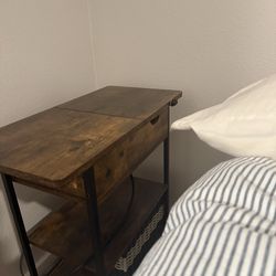 End Table with Charging Station