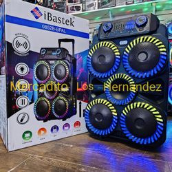 Loud Quad Woofers 8" ❗️Wireless Mic 🎤❗️XTRA BASS❗️PARTY READY 🥳🎶  - Rechargeable 🔋