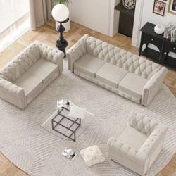 Soft Cushion Couch 3 Peices