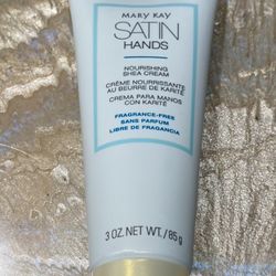 Mary Kay Fragrance-Free Satin Hands Nourishing Shea Cream New without Box 