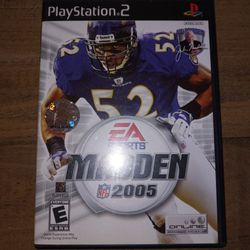 Madden 05 Ps2