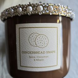 Candle 3 Wic Gingerbread Snaps New 
