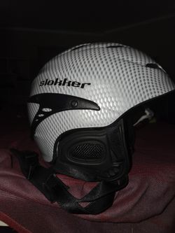 Slokker Ski Snowboarding ❄️ Helmet White Made In Italy 60-62 Cm Size Xl By Mango Design Bicycle Helmet BMX Helmet ⛑️ 