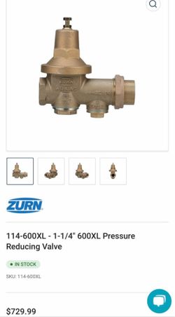 1 1/4” Pressure Regulator