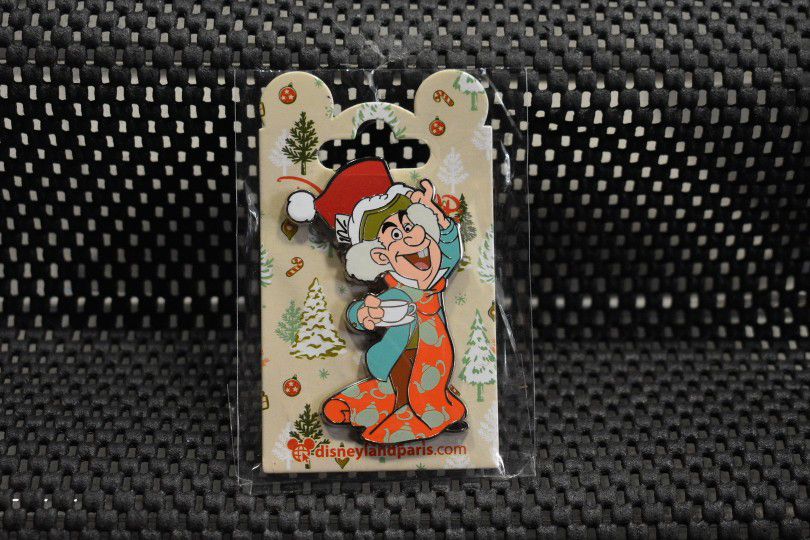 Disney Paris Mad Hatter Christmas Pin