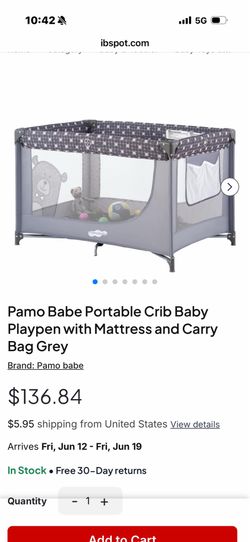 Pack n play and mattress