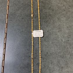 14k Rope Necklace