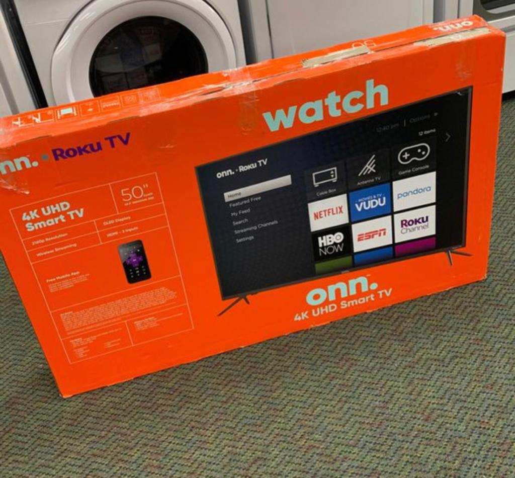 Brand New ONN ROKU TV 32” Open box w/ warranty 0T