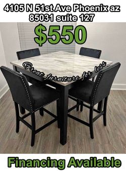 5 pcs dining table set brand new
