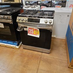 Samsung Gas Stove 30 Inch Wide Slide In 