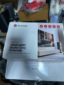 [349].  AV Access eARC Audio Extender 330ft, Send Dolby Atmos from TV to Receiver Over Cat5e/6, ARC Compatible, IR/CEC Control, Home Theater Audio Sol