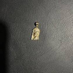10k Jesus Pendant 