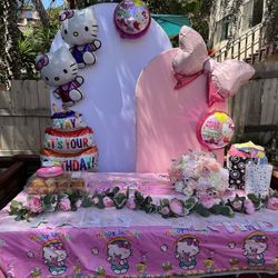 2 or 3 panels Backdrop Stand With Baloons or Flower Arch