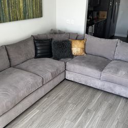 5-Piece Sectional Sofa - Gray