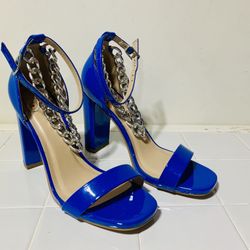 Blue High Heel