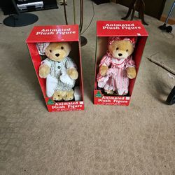 Animated Holiday Stuffed Bears