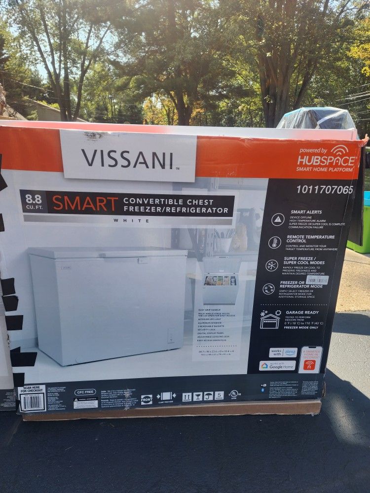 8.8cu Ft Smart Convertible Chest Freezer/refrigerator
