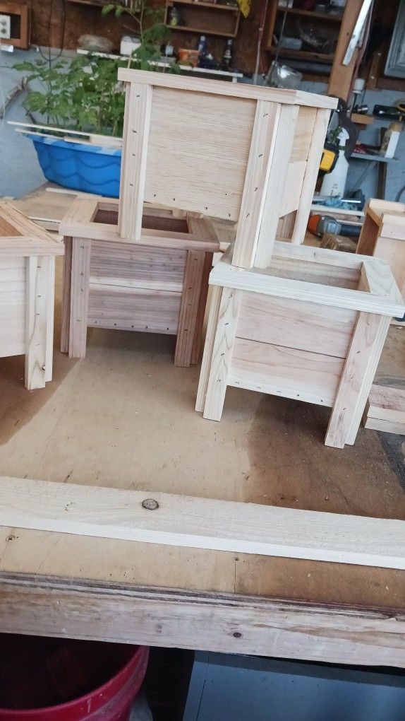 Premium 8×8 Wooden Flower Pots For Sale