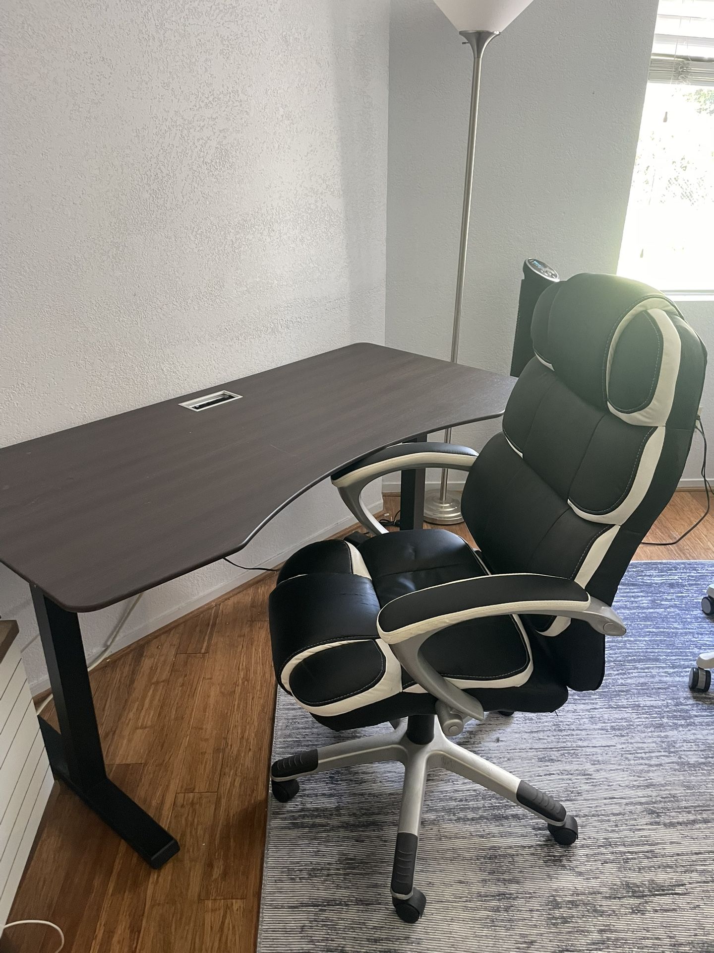 Electric Standing Office Desk And Chair 