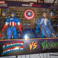 Marvel Legends Gamerverse Captain America vs. Venom Action Figure Two-Pack