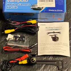 Backup Camera; License Plate Mounted (Brand: Vampolo)